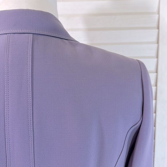 Tahari Blazer Jacket Size 10P 10 Petite Lavender - Picture 9 of 14